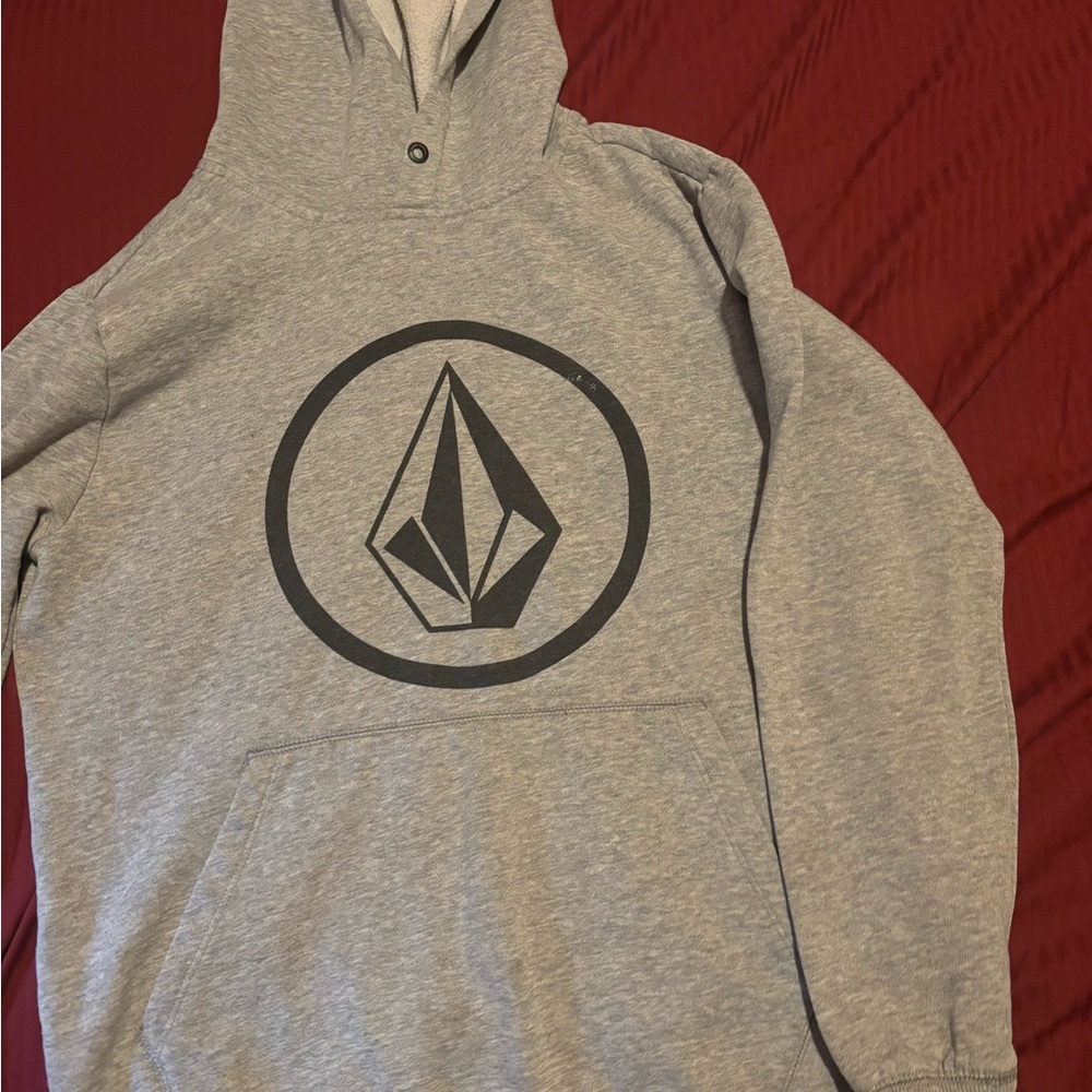 Volcom Heather Gray Pullover Hoodie